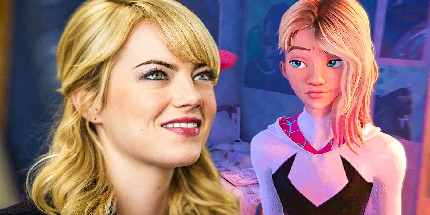 Emma Stone's Gwen Stacy Looks Fantastic In Spider-Man: Across the  Spider-Verse Style Art, image size:1400x700