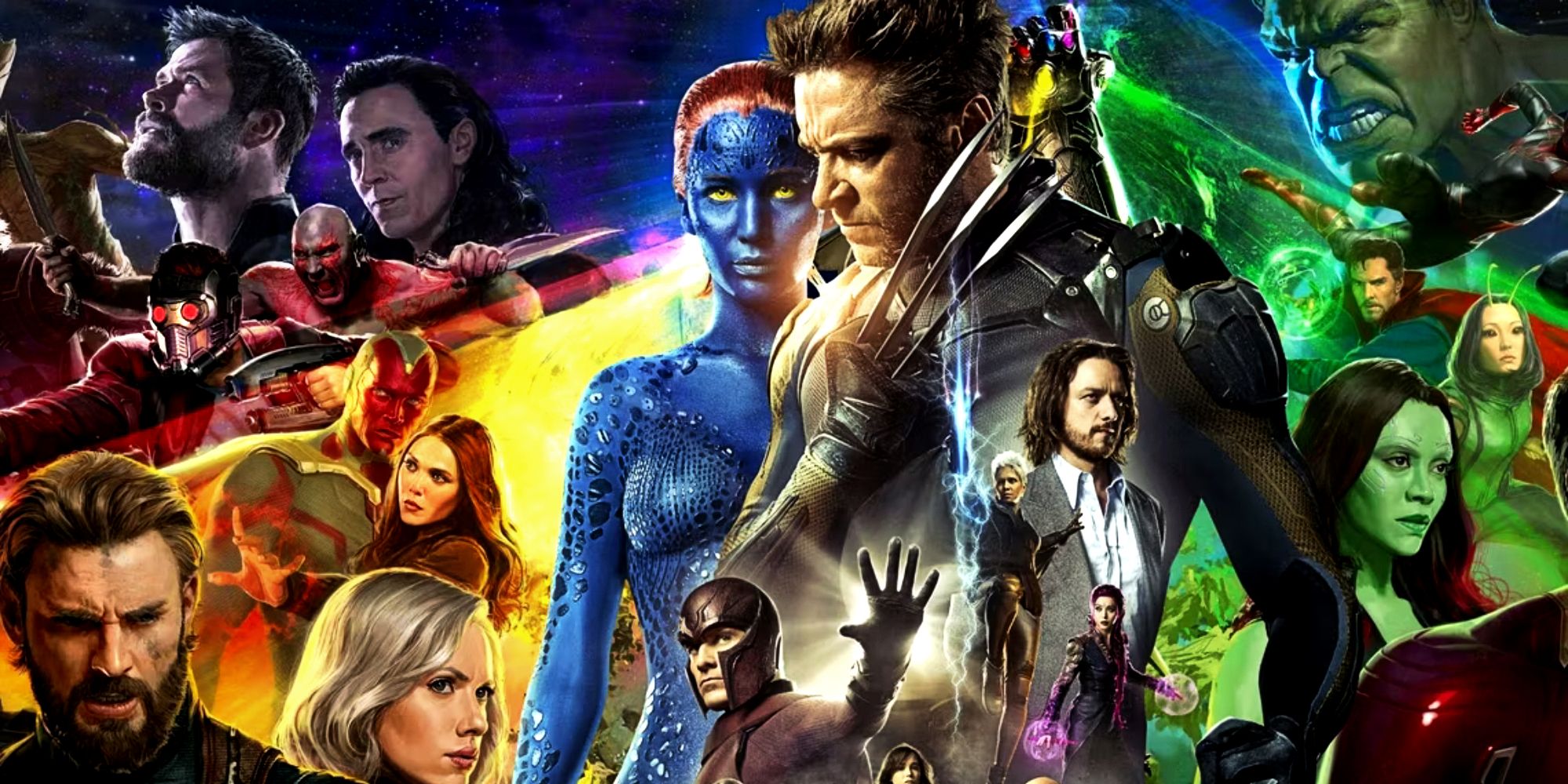 Fox&rsquo;s X-Men and the MCU&rsquo;s Avengers Large