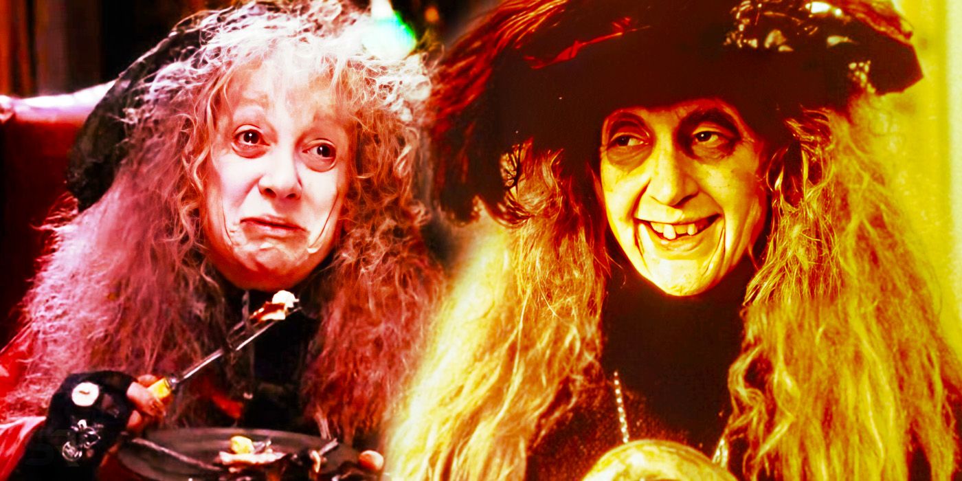 Judith Malina and Carol Kane as Grandmama in The Addams Family movies