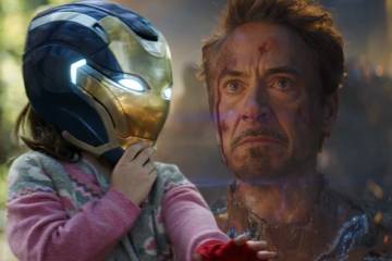 iron man endgame helmet trailer Avengers Marvel Legends Gear Life Size Prop Replica Buy now the replica of the Iron Man Mark L Helmet Battle Damaged Iron Man's Helmet Through The