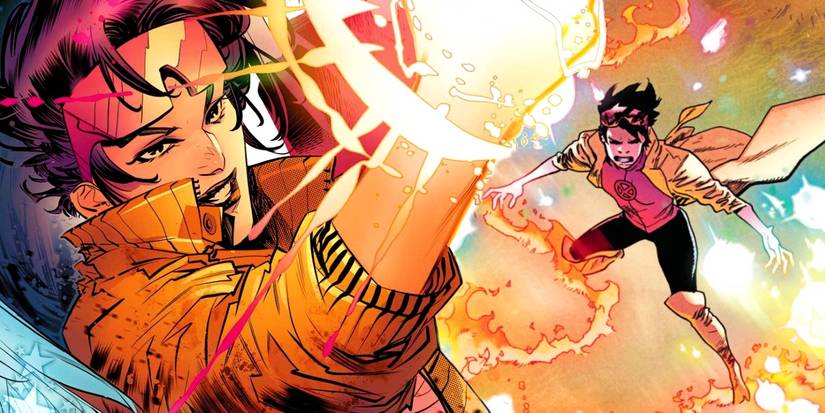Jubilee unleashing her firework powers with great effect