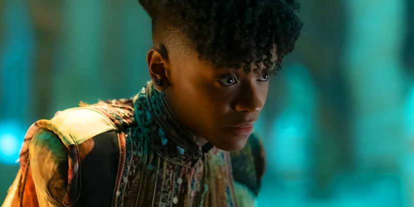 Letitia Wright's Shuri in Black Panther Wakanda Forever