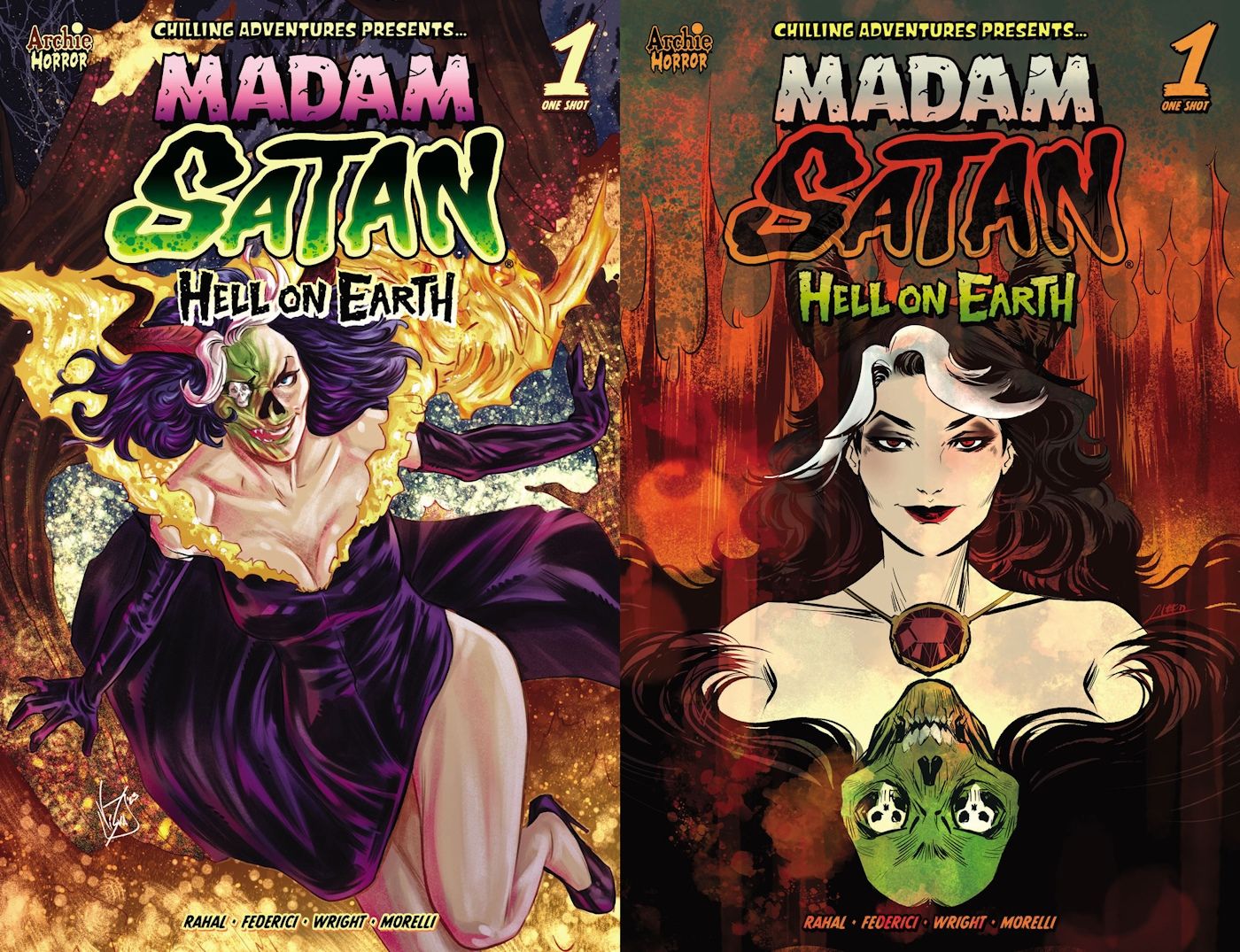 Madam Satan Hell on Earth Comic Cover Art