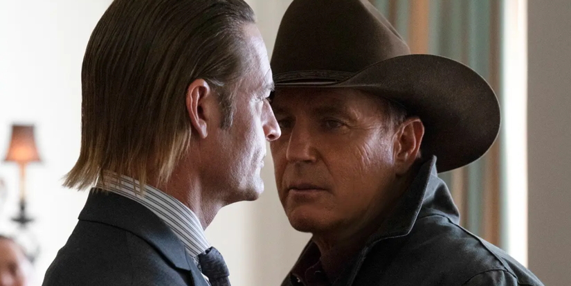 Roarke and John Dutton face off in Yellowstone season 3