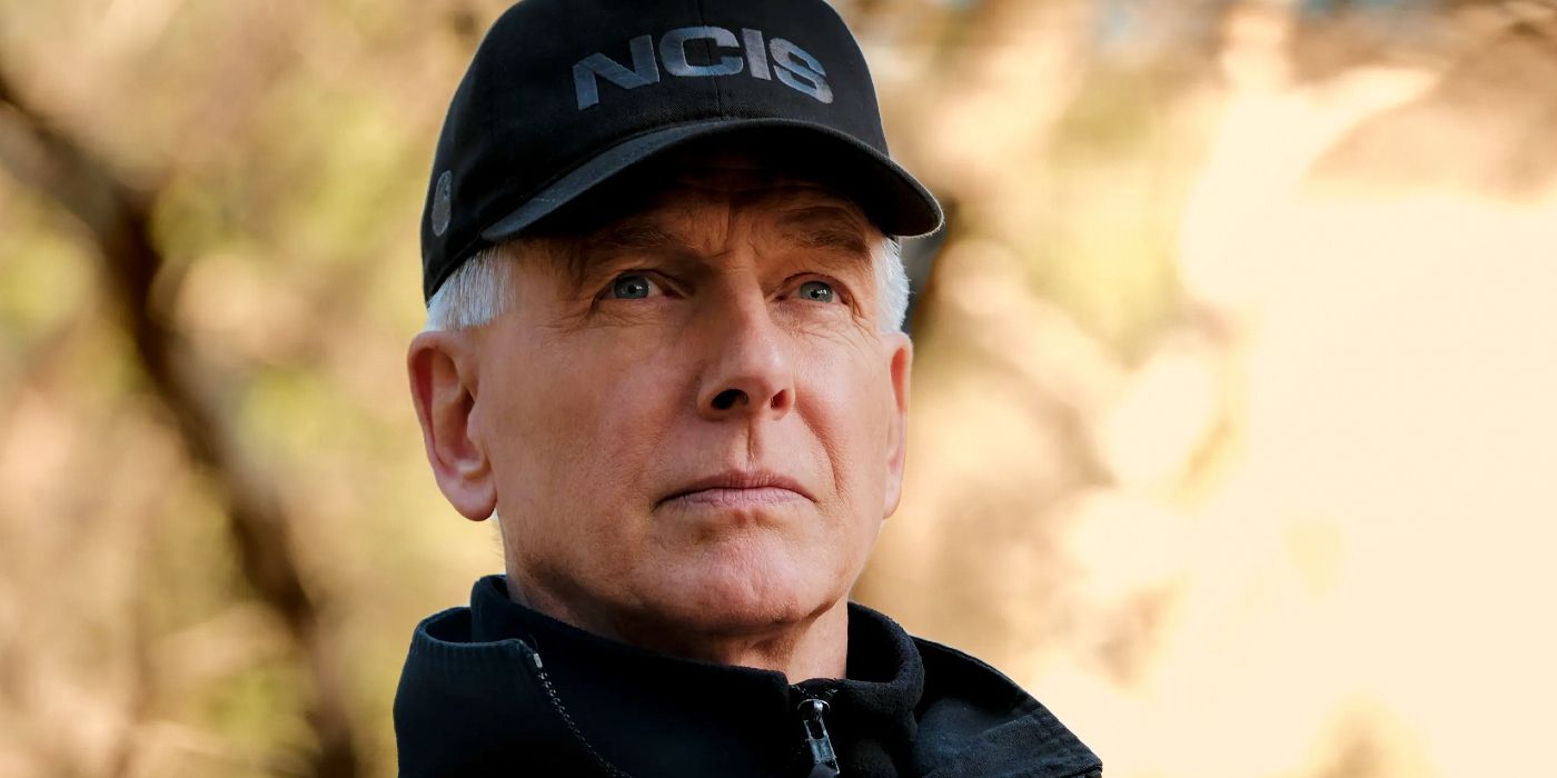 Mark Harmon as Gibbs wearing a black cap in NCIS