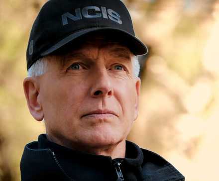 Mark Harmon as Gibbs wearing a black cap in NCIS