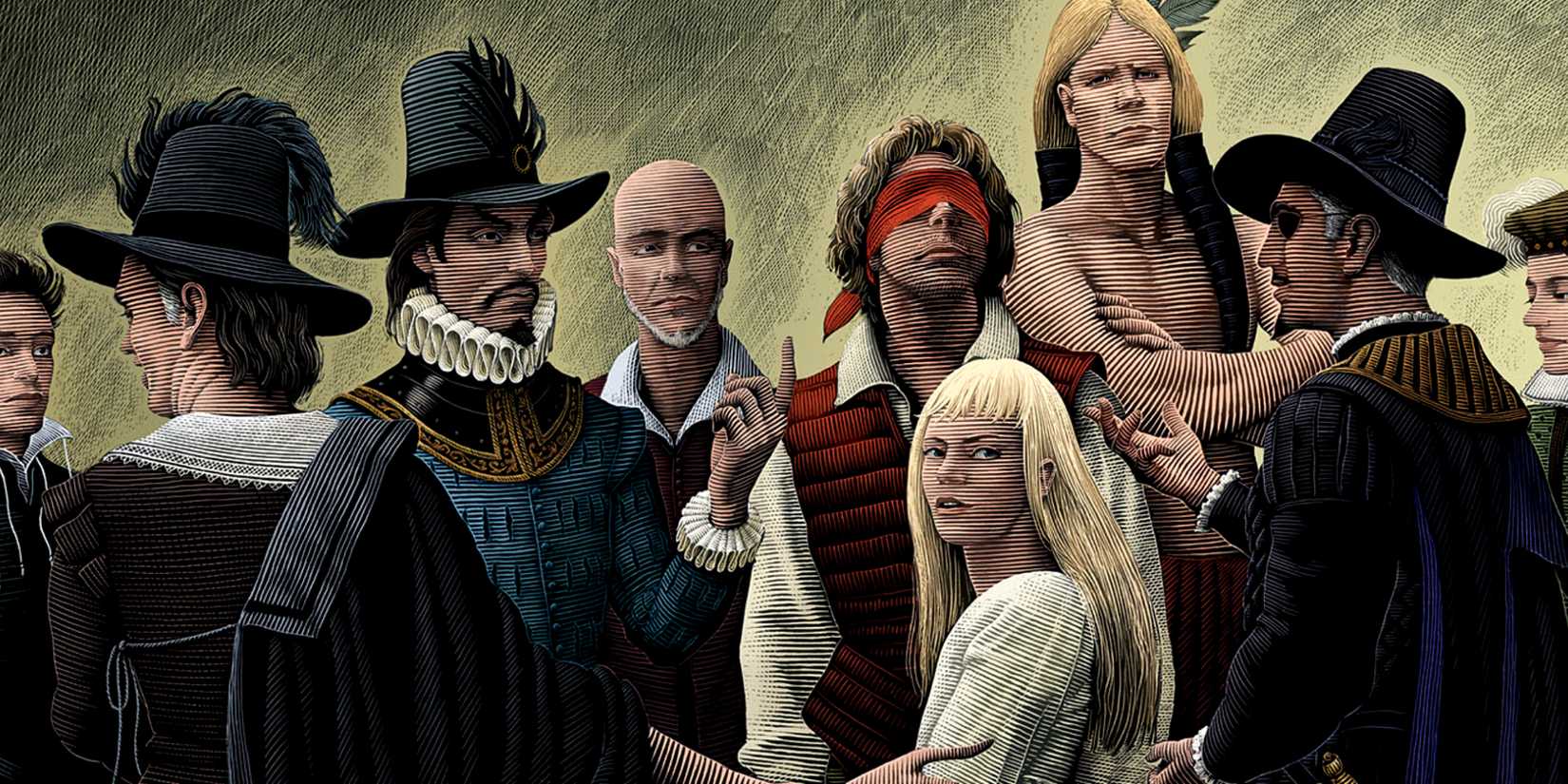 Characters from the Marvel Universe 1602