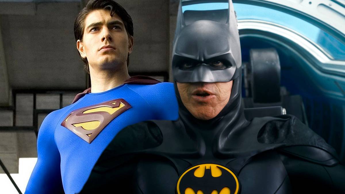 Michael Keaton's Batman & Brandon Routh's Superman Team-Up In Crossover ...