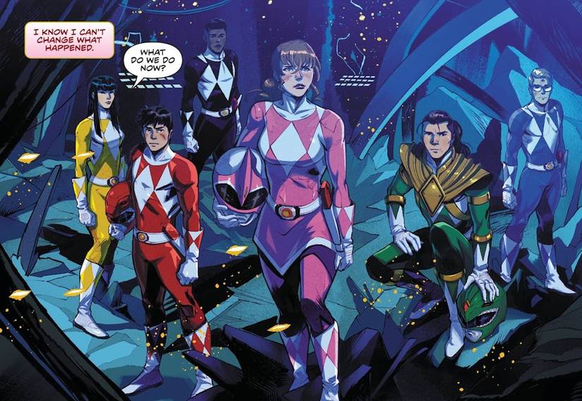 Power Rangers Reveals Dark Future Where Original 90s Team Stayed Together