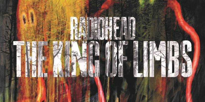 Radiohead The King of Limbs album cover with ghostly amorphous figures.