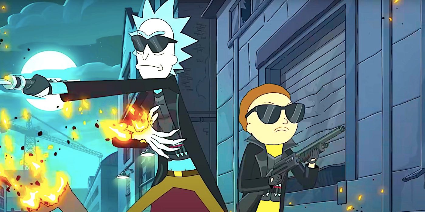 Rick e Morty parecem Blade no trailer da 7ª temporada