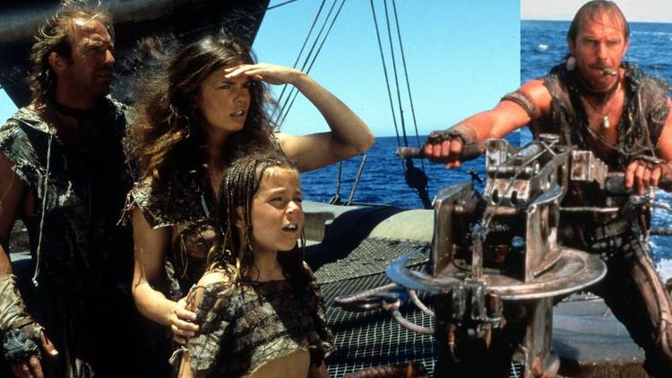Scenes from Waterworld.