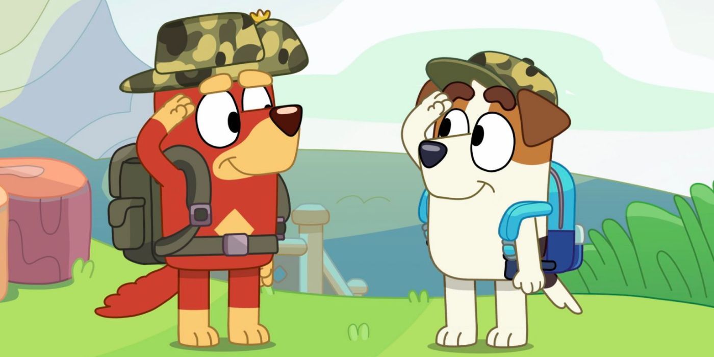 Rusty and Jack from Bluey