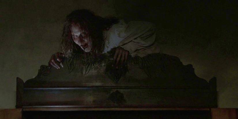 Bathsheba on Top of the Wardrobe in The Conjuring