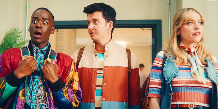 Эрик, Отис и Эми из *Sex Education*