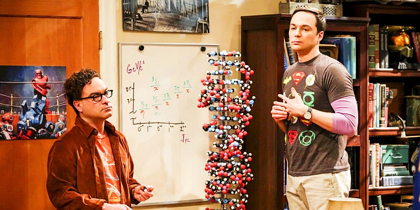 Sheldon and Leonard in The Big Bang Theory finale