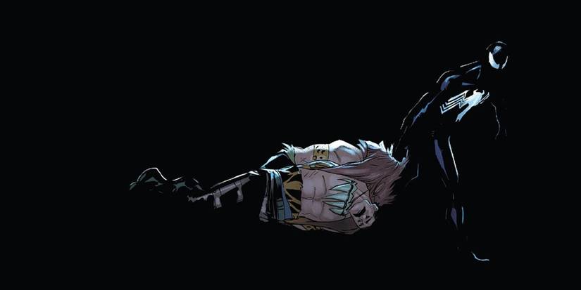Spider-Man drags Kraven the Hunter away