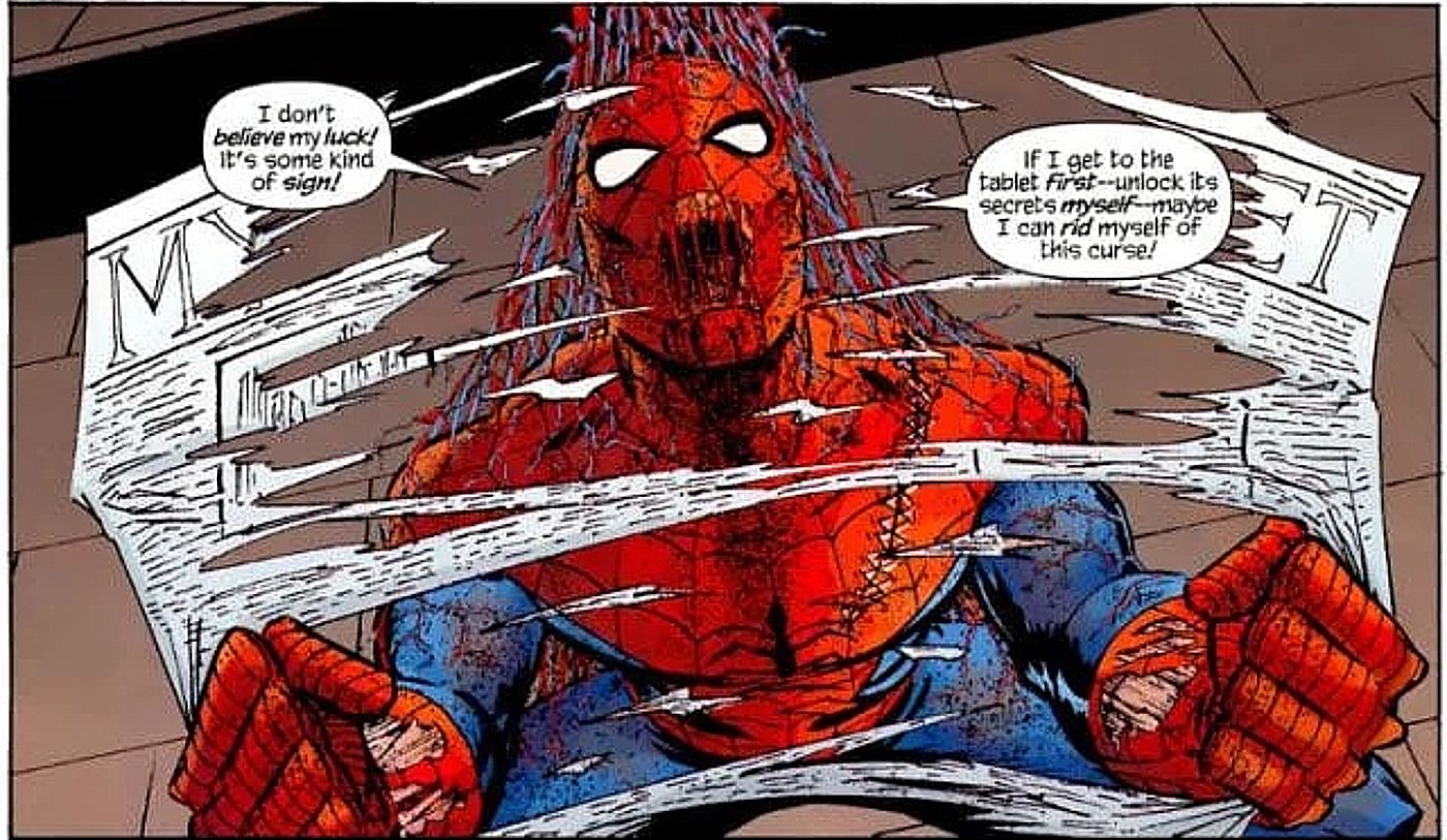 Spider-Man with a Mouthful of Spiders: New Marvel Zombies