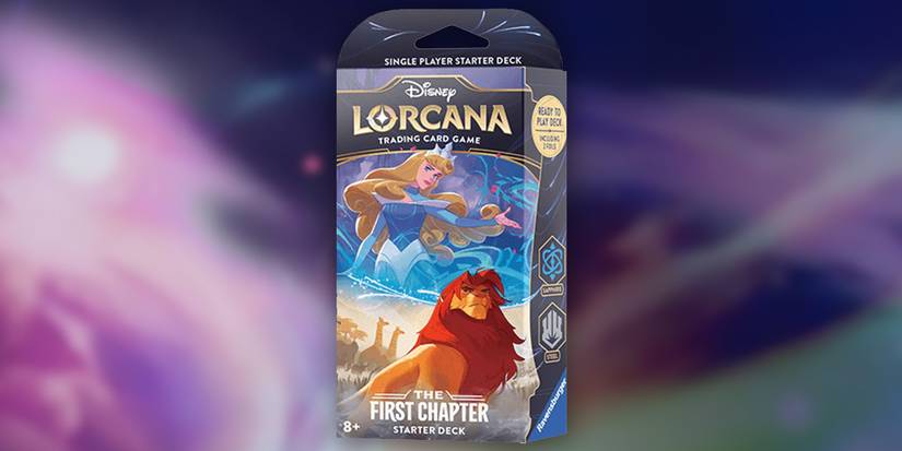 lorcana starter deck sapphire and steel Disney Lorcana TCG: The First Chapter Starter Deck (Amber & Amethyst/S –  BoomLoot main image 0