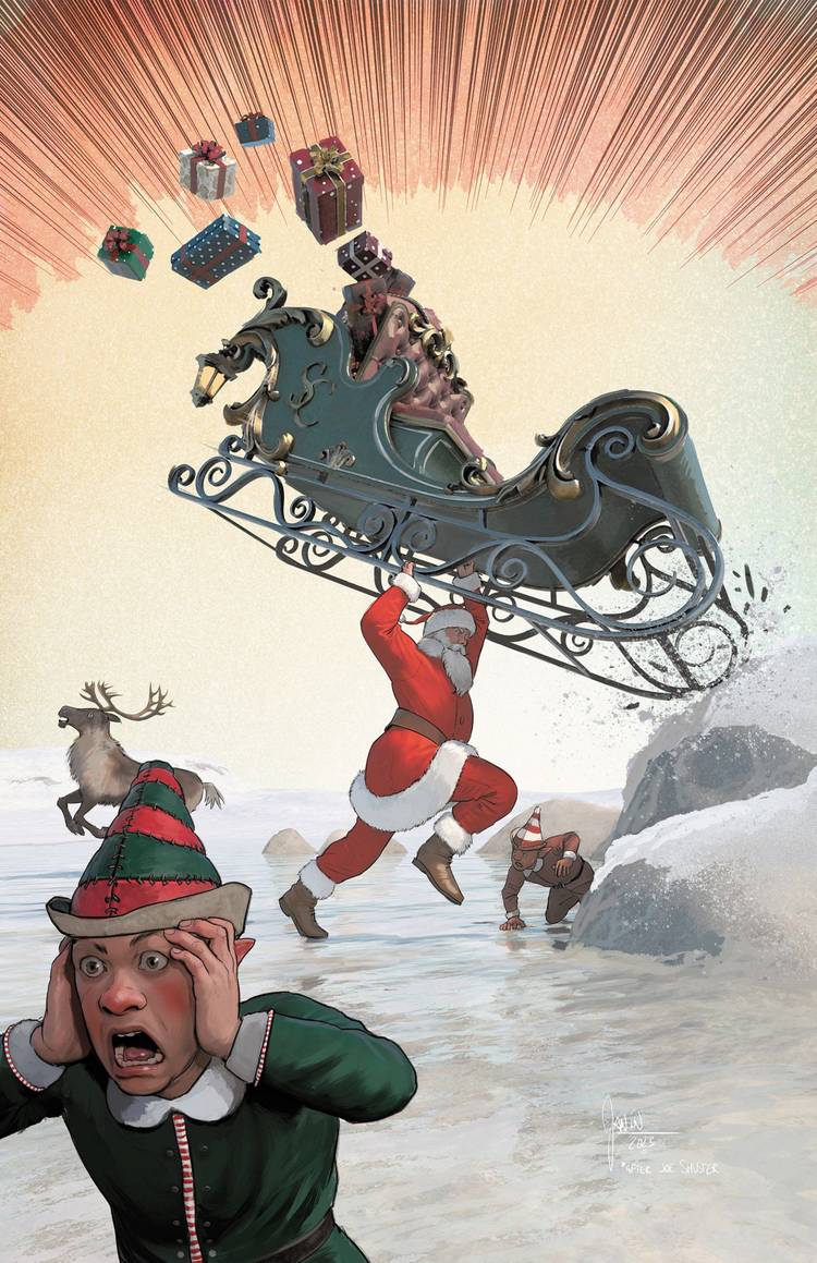 The Justice League’s Greatest Covers Get a Hilarious Holiday Twist