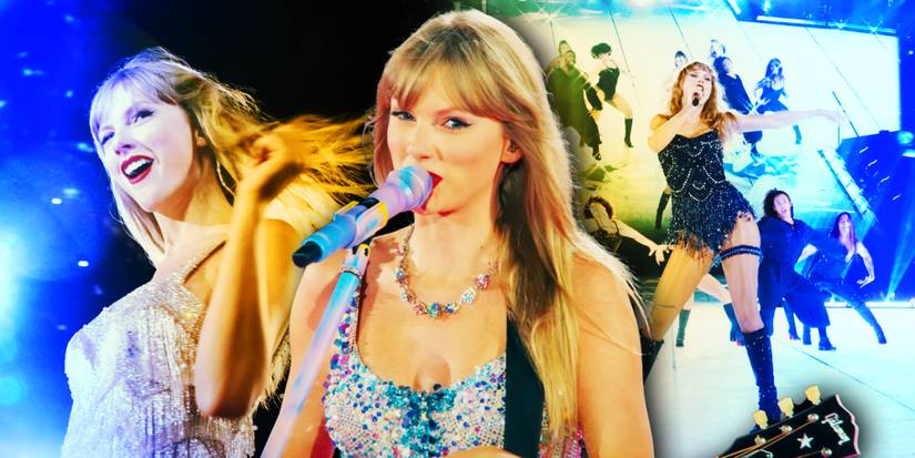 Taylor Swift in the Eras Tour movie trailer