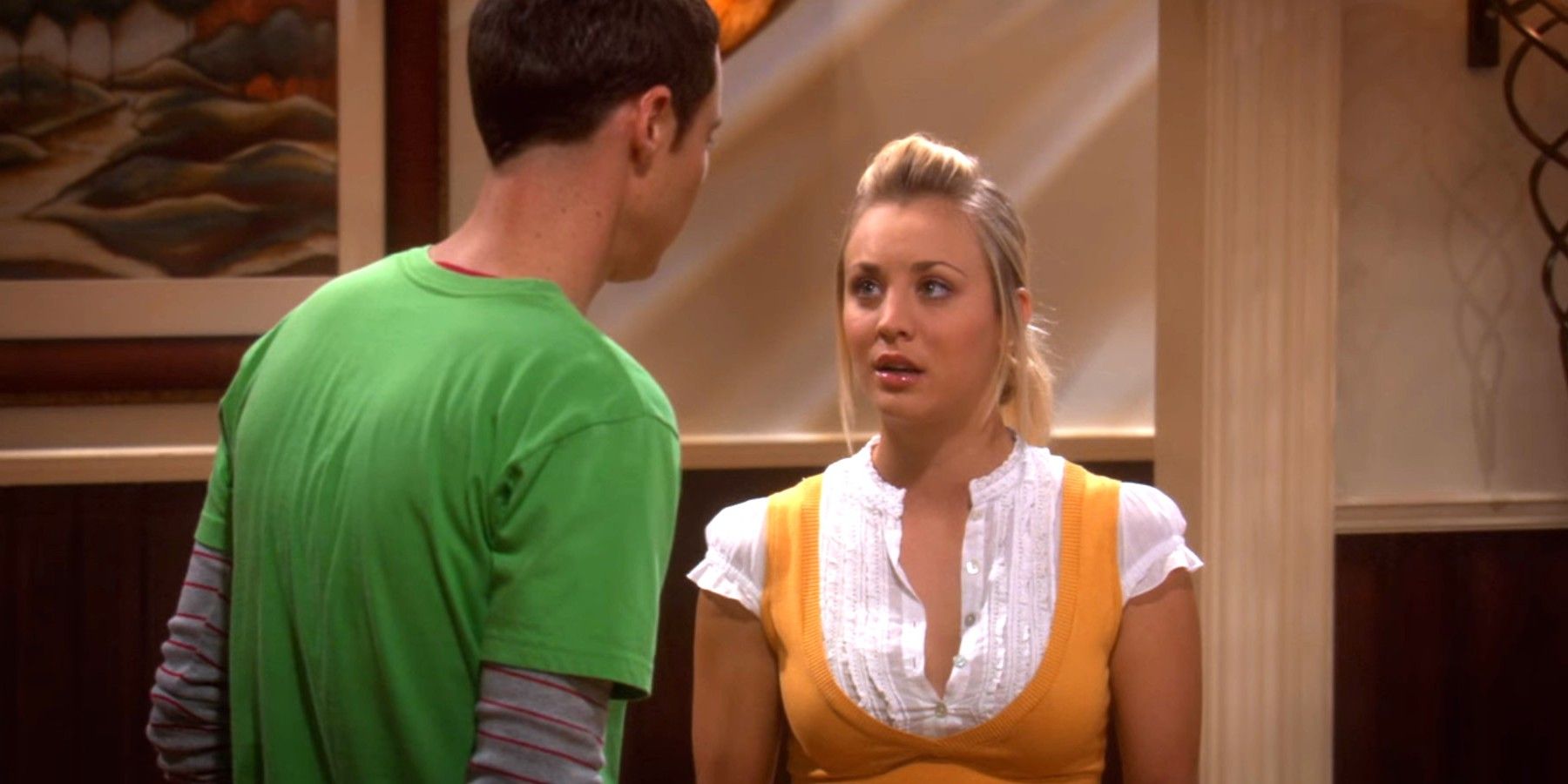 The Big Bang Theory Sheldon and Penny Talking