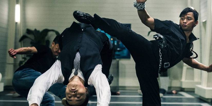 Tony Jaa Wu Jing and Max Zhang in SPL 2 fight scene image