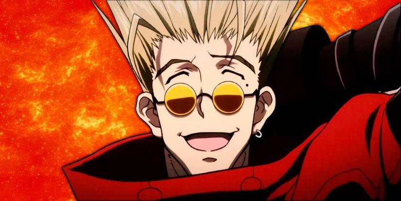 Trigun exploding behind