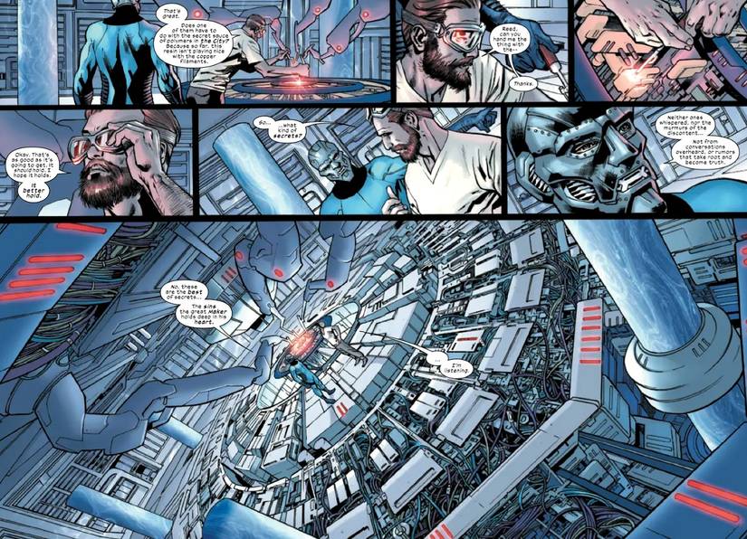 Reed Richards Showcases Dark Costume as Marvel's New Doctor Doom