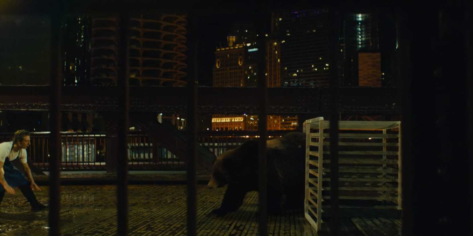 Carmy On The Bridge With Bear Coming Out Of Cage Dream The Bear.jpg