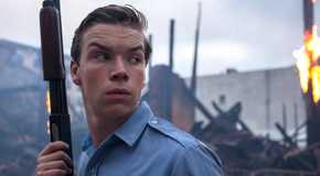 Will Poulter with a shotgun in Detroit