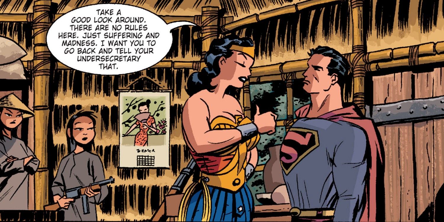 Wonder Woman and Superman from New Frontier