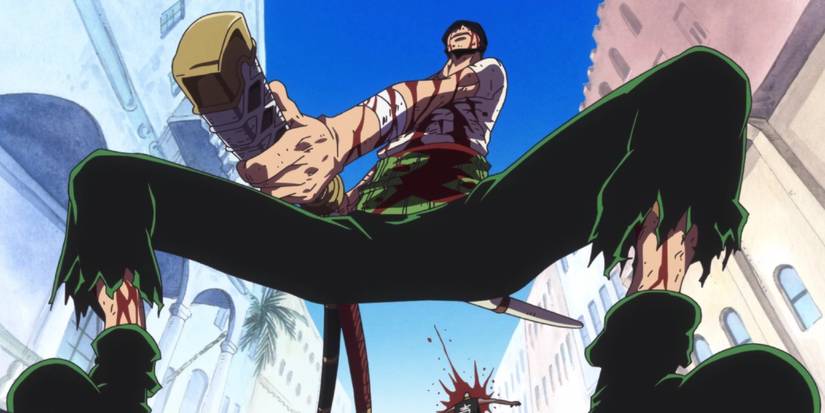 Zoro đã đánh bại Daz Bones, tức Mr. 1, bằng kỹ thuật Một Kiếm trong arc Arabasta của One Piece.