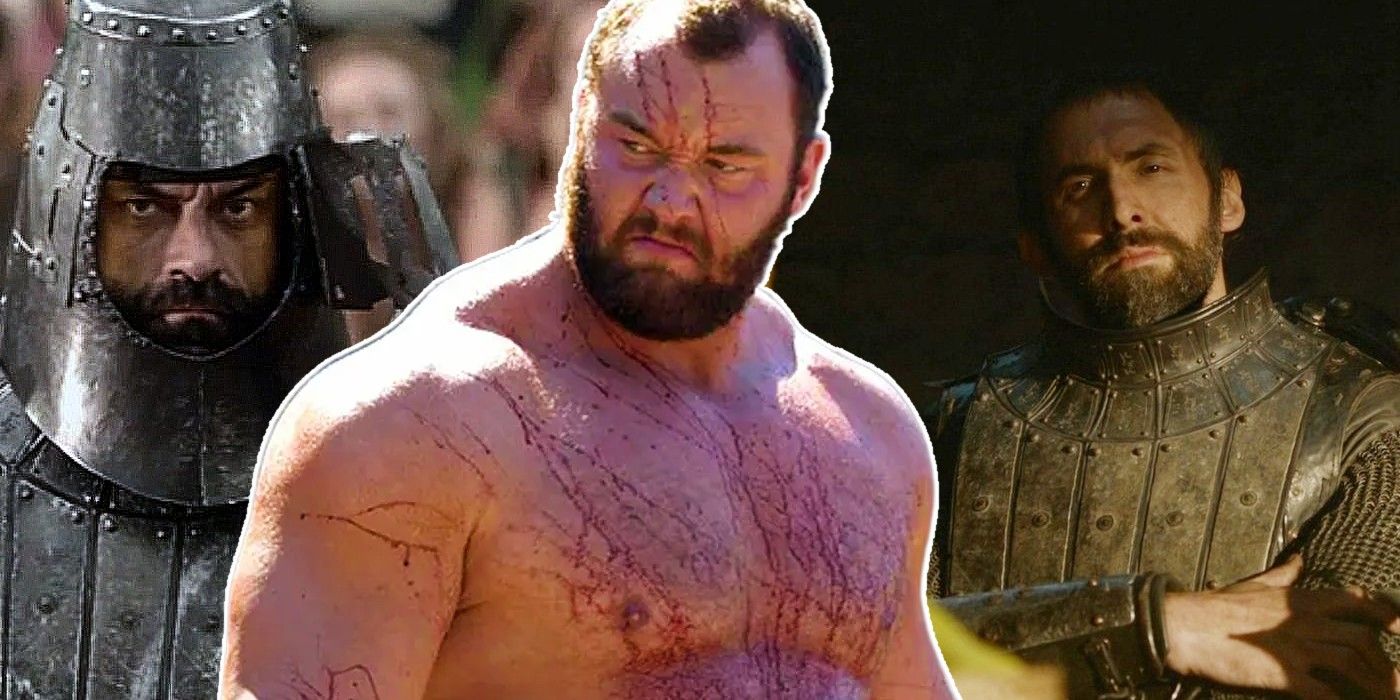 Custom image of Conan Stevens, Hafthor Bjornsson and Ian Whyte as The Mountain in Game of Thrones