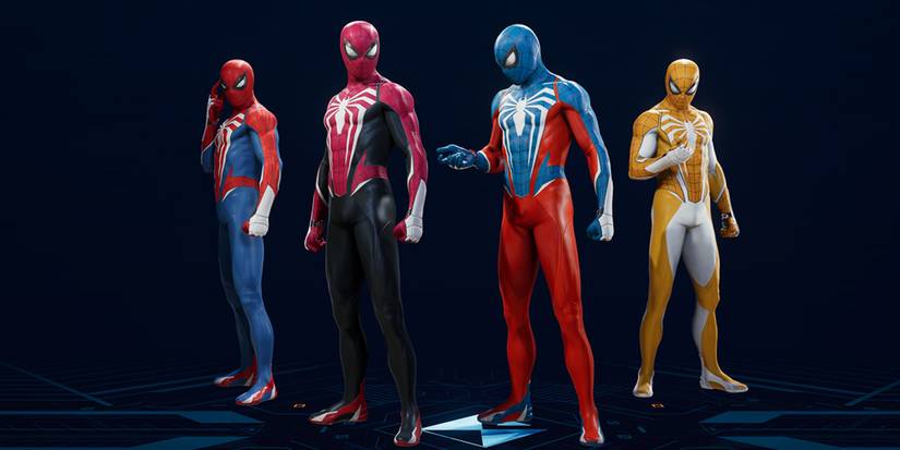 Peter's Advanced Suit 2.0 with its color variants