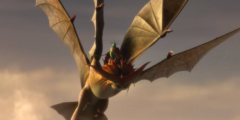 Stormcutter flying in How to Train Your Dragon.
