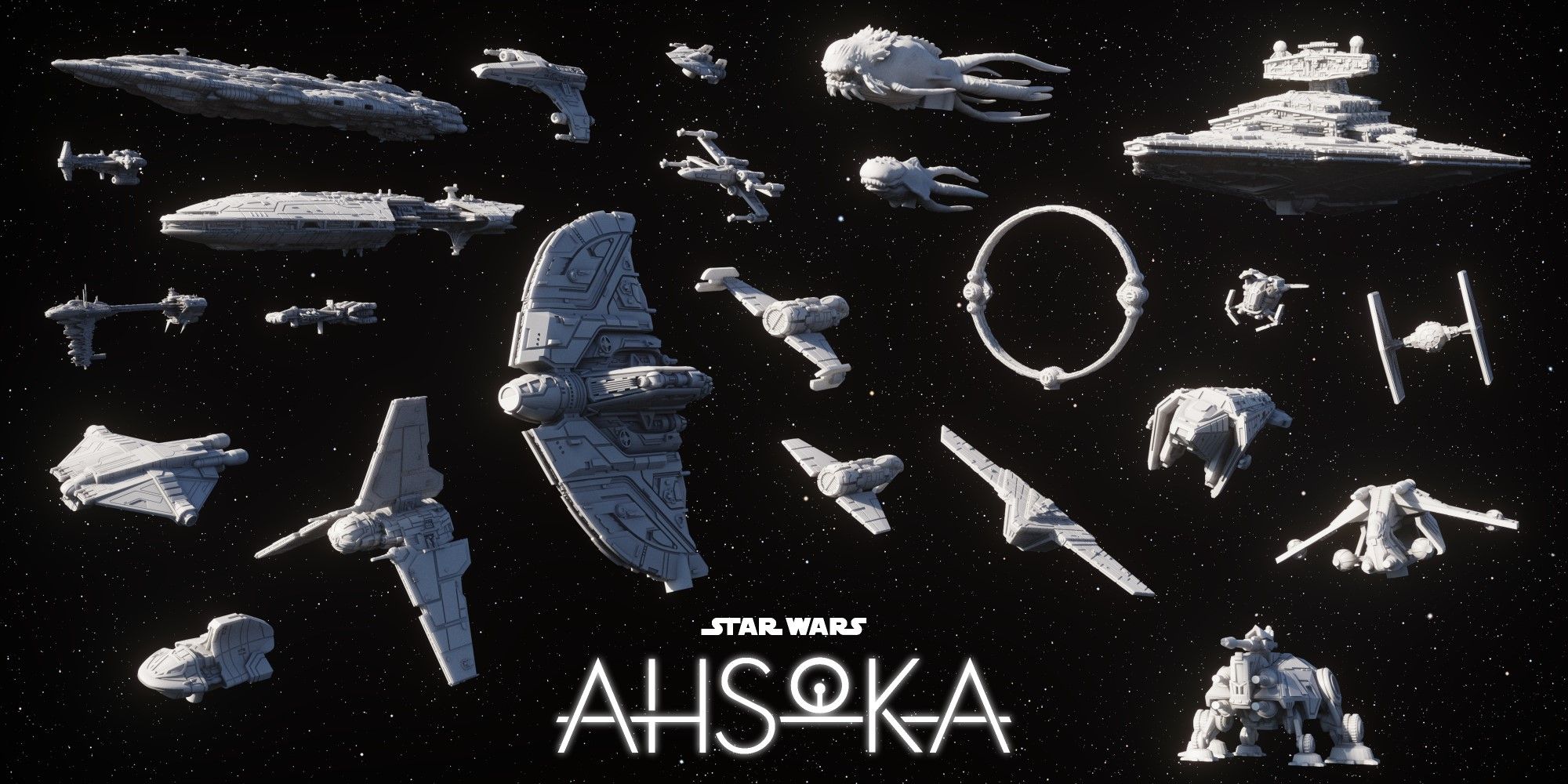 All 24 Star Wars Spaceships \u0026 Starfighters Brought To Life In Ahsoka, image size:2000x1000