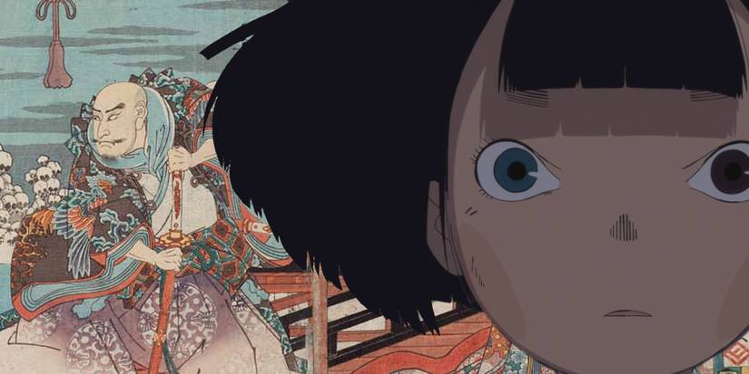 The Heike Story's Main Character Biwa Over Japanese Art