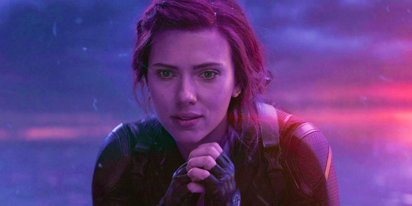 Viúva Negra em Vormir antes de sua morte em Ultimato