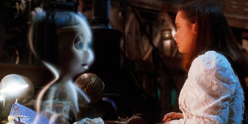 Casper the Ghost with Christina Ricci as Kat in Casper 1995