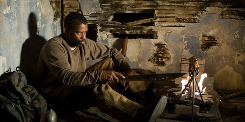 Denzel Washington as Eli in The Book of Eli