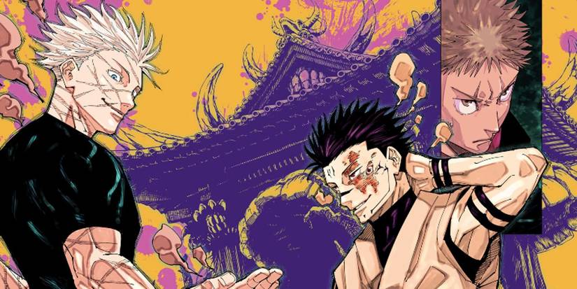 Gojo and Sukuna in Shinjuku in Jujutsu Kaisen