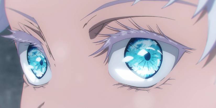 Глаза Годжо из его детства в Jujutsu Kaisen