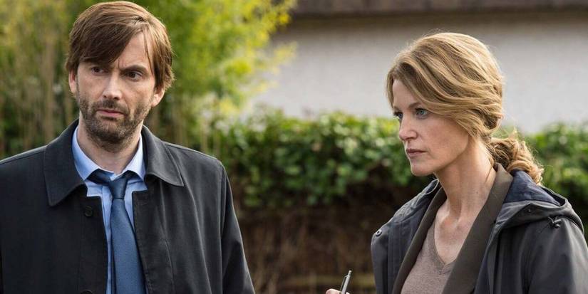 Эммет Карвер и Элли Миллер в Gracepoint