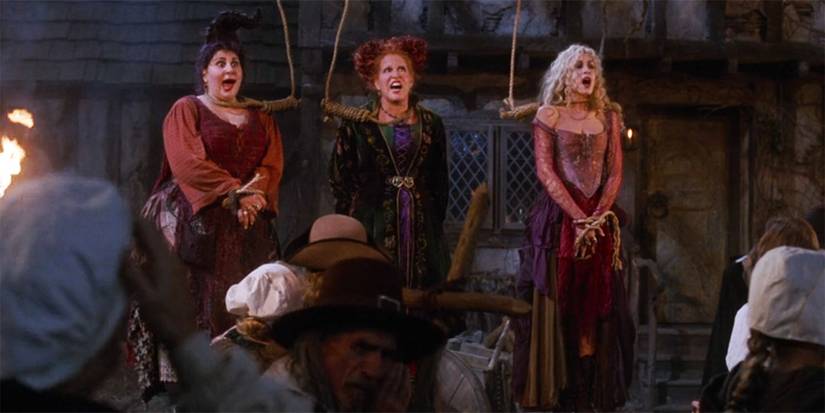The Sanderson Sisters Hanged in Hocus Pocus
