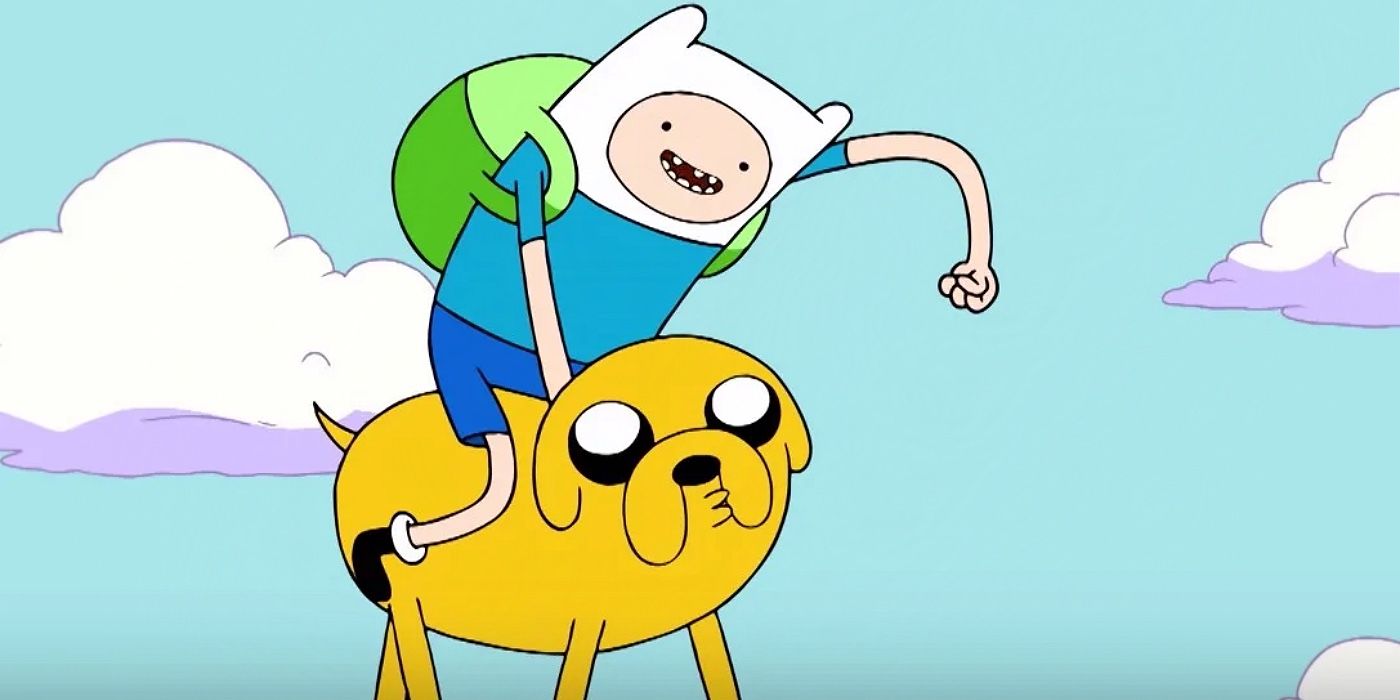 Finn su Jake in Adventure Time