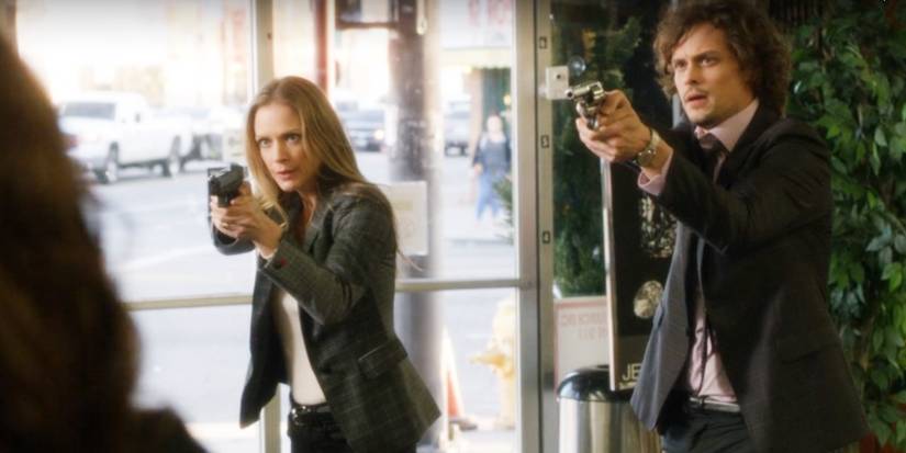 JJ and Reid in Criminal Minds