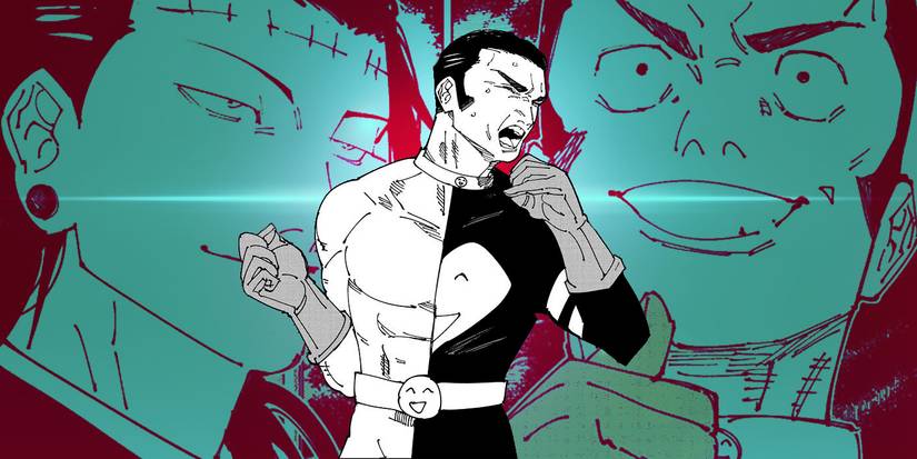 Who Lives and Who Dies After the Fight With Sukuna Explained 1 Takaba against a backdrop of Kenjaku and Takaba facing each other