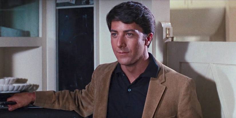 Dustin Hoffman as Benjamin in The Graduate