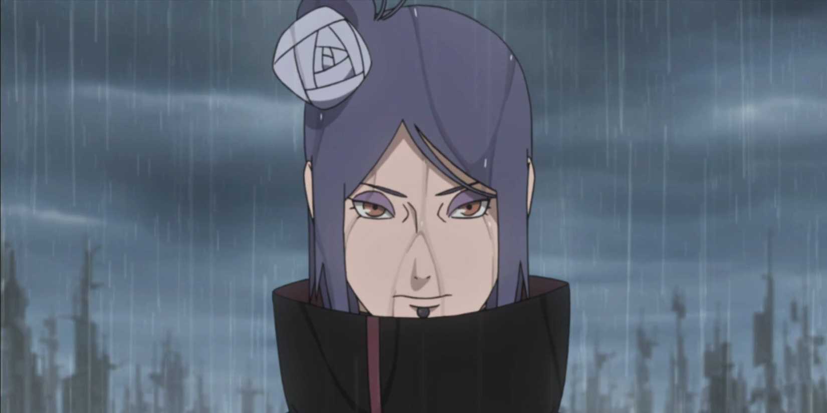 Konan of Akatsuki in Naruto Shippuden
